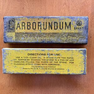 Carborundum Brand Sharpening Stone 108 Combination Grit 8x2x1  Niagara Falls USA